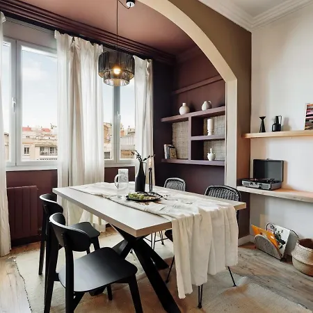 Kalo - 1 Bedroom And Office In Eixample Esquerra ברצלונה